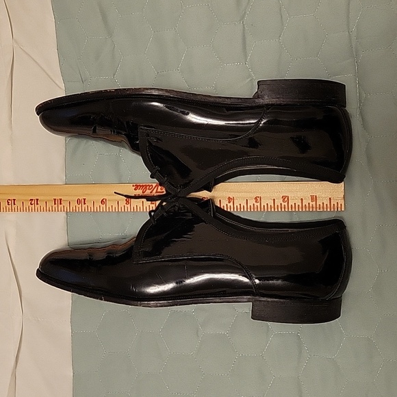 Vitorufolo Size 9 Black Patent Leather Men's Shoes - Picture 16 of 16